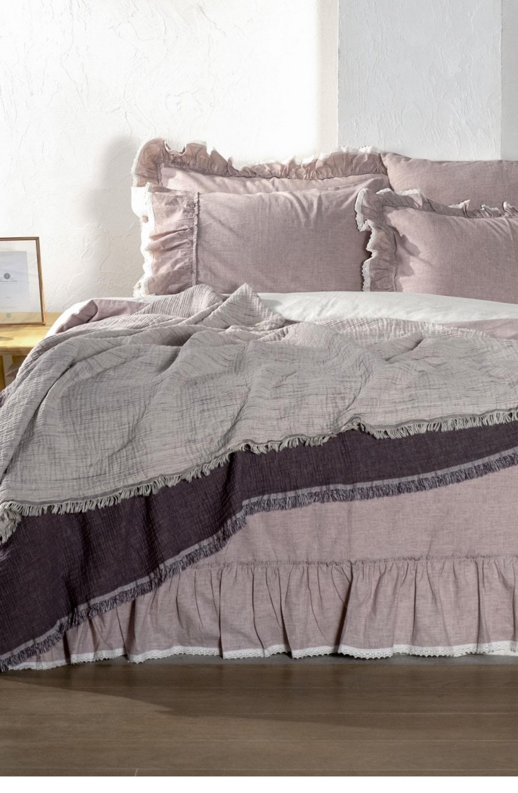مجموعة غطاء السرير 160x240-R192.Mor-Mor | Sefamerve