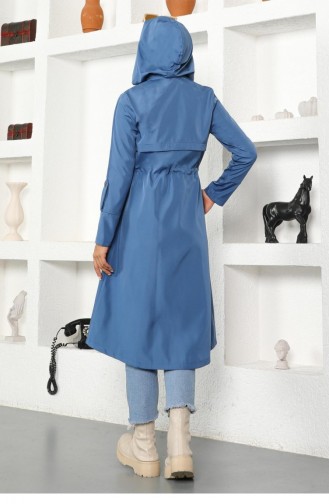 Blue Trench Coats Models 13972