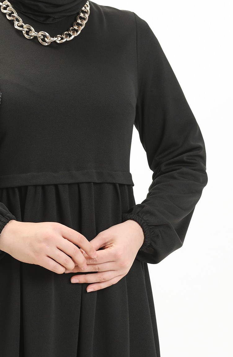 فستان أسود 1080-01 | Sefamerve