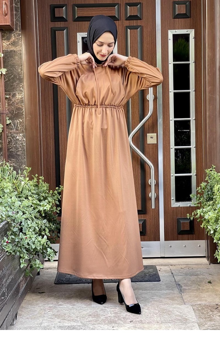 Robe Hijab Tabac 2018MG.TAB | Sefamerve