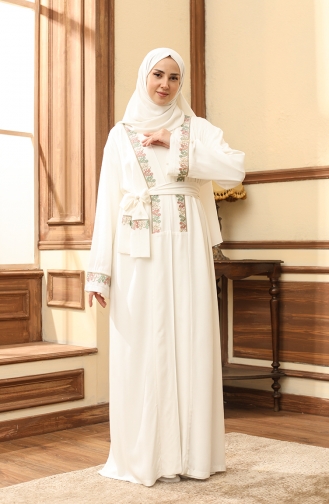 Ecru Prayer Dress 228413-02