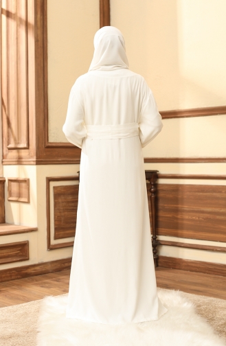 Ecru Prayer Dress 228413-02