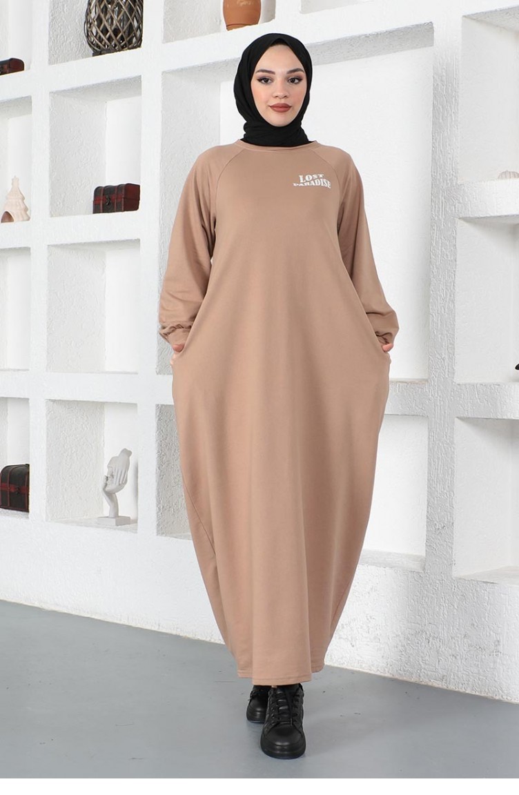 Şalvar Model Salaş Elbise Vizon | Sefamerve