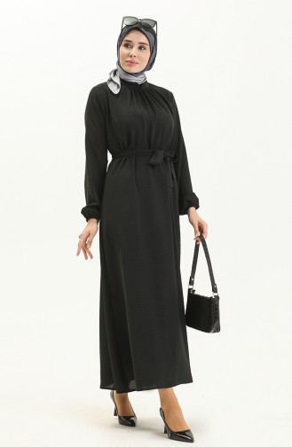 Siyah Tesettür Elbise Modelleri ve Fiyatları - Tesettür Giyim - Sefamerve
