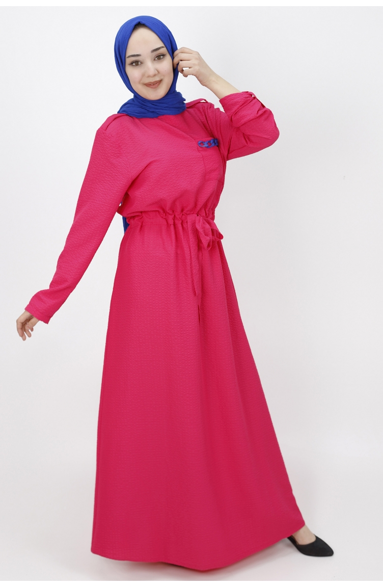 فستان فوشيا 1021-03 | Sefamerve