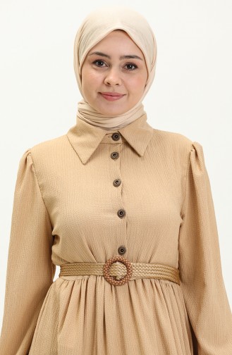 Karamel Hijab Kleider 5140