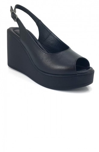 Black Summer Sandals 13082