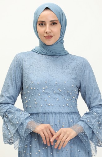 Habillé Hijab Bleu Bébé 14180