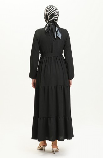 Black Hijab Dress 11m08-03