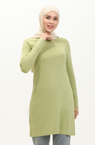 Fıstık Yeşili Tunik Modelleri ve Fiyatları-Tesettür Giyim-Sefamerve