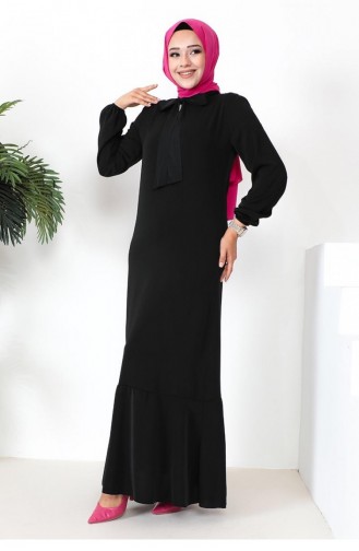 Siyah Tesettür Elbise Modelleri ve Fiyatları | Tesettür Giyim | Sefamerve