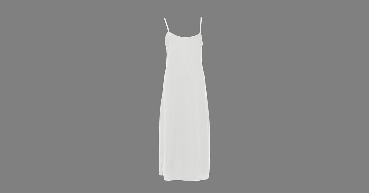 بطانة فستان 1965-02 أبيض 1965-02 | Sefamerve