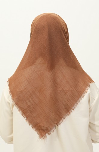 Plain Flame Scarf 90155-03 Brown 90155-03