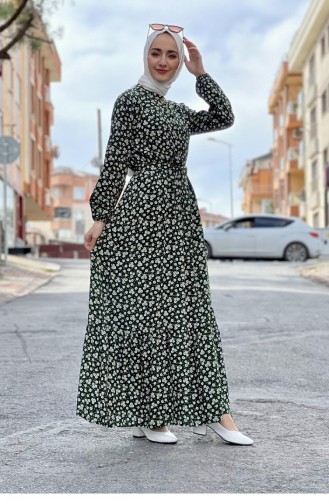 Zümrüt Yeşili Tesettür Elbise Modelleri ve Fiyatları - Tesettür Giyim -  Sefamerve