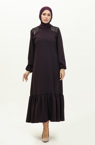Lila Hijab-Kleidermodelle und Preise - Hijab-Kleidung - Sefamerve