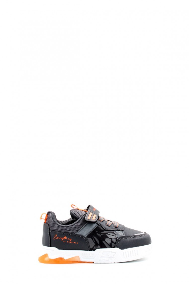 Unisex Çocuk Sneaker Ayakkabı 598Xca039 Füme Turuncu | Sefamerve