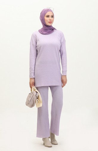 Camisole Tunic Trousers Double Suit 1021-01 Lilac 1021-01