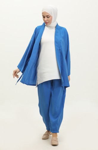 Tensel Fabric Abaya Set 9046-02 Saks 9046-02
