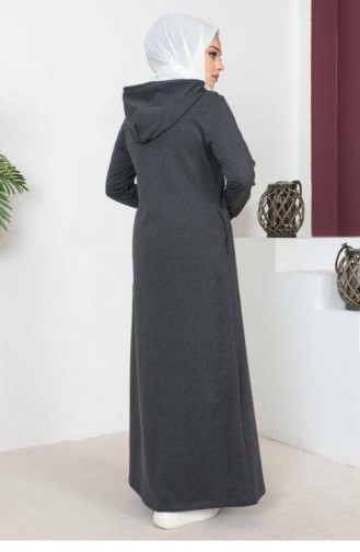 2063 Mg Hijab Abaya Anthrazit 6335