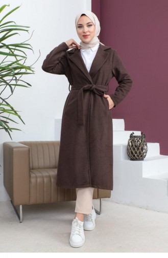 0066Mp Sports Stamp Coat Brown 7318