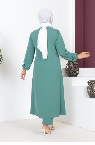 Aerobin Langer Hijab-Anzug 0330-07 Khaki 0330-07