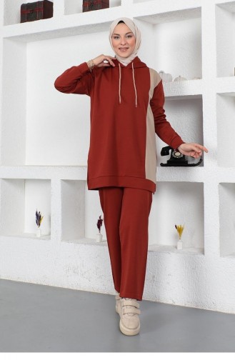2048Mg Oversize Double Knitted Tracksuit Set Tile 9052