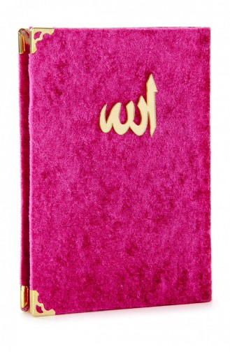20 Pieces Economical Velvet Covered Yasin Book Bag Size Fuchsia Color Religious Gift 4897654300402 4897654300402