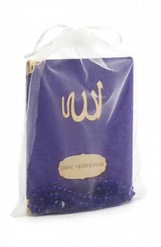 20 Pieces Of Velvet Covered Yasin Book Bag Size Personalized Plate With Prayer Beads Pouch Purple Color Mevlüt Gift 4897654301054 4897654301054
