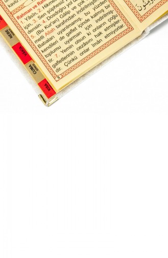 20 Adet Kadife Kaplı Yasin Kitabı Çanta Boy İsim Baskılı Plaka Tesbihli Şeffaf Kutulu Krem Hediyelik Yasin Seti 4897654301103