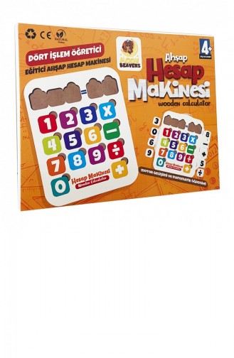 Hesap Makinesi Puzzle Dört İşlem Yapboz Ahşap Eğitici Oyuncak 4 Yaş Ve Üzeri Eğitime Yardımcı Oyuncak 4897654305987