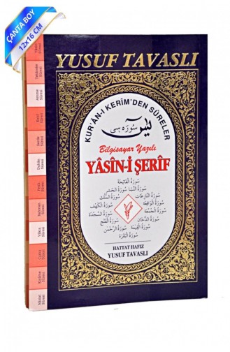 Yasin Book Bag Size 128 Pages Tavaslı Publishing House Mevlüt Gift 9789756400845 9789756400845
