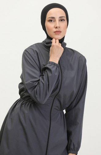 Hijab-badpak Met Tas 2038-03 Antraciet 2038-03