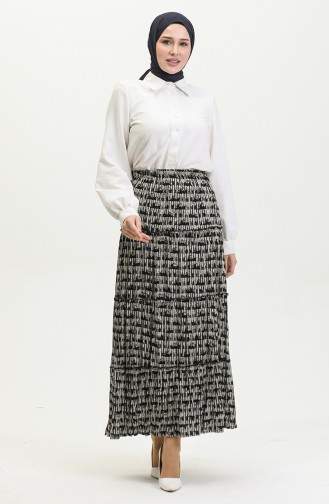 Almila Gypsy Viscose Skirt 3161-03 Black 3161-03
