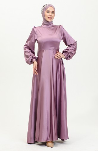 Cupped Satin Evening Dress 52895-04 Dusty Rose 52895-04