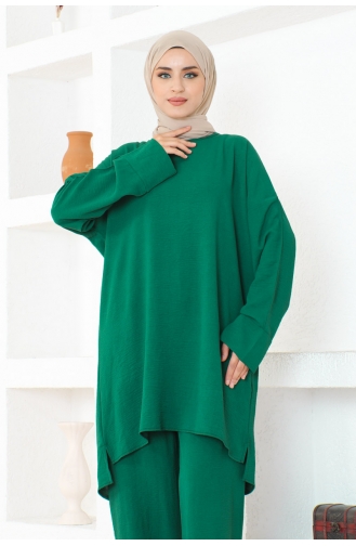 Sude Şık Erobin Suit 0097-05 Emerald Green 0097-05