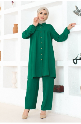 Aerobin Shirt Double Suit 104-04 Emerald Green 104-04