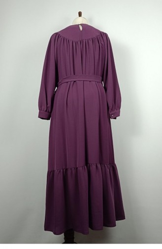 Robe Détail Pierre Grande Taille Violet 7864 1358