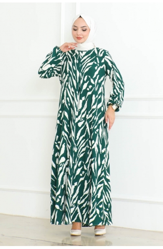 A Pleated Dress Dress 0095-03 Green 0095-03