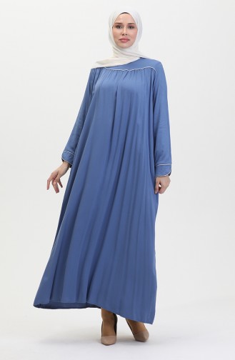 Glitter Piping Robe Dress 25Y1217-04 Indigo 25Y1217-04