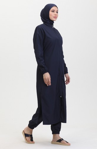 Hijab-Badeanzug 23513-02 Marineblau 23513-02