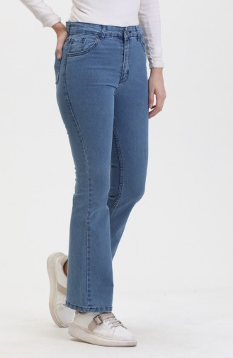 Pantalon Denim Jambe Evasée 2727999-01 Bleu Jean 2727999-01