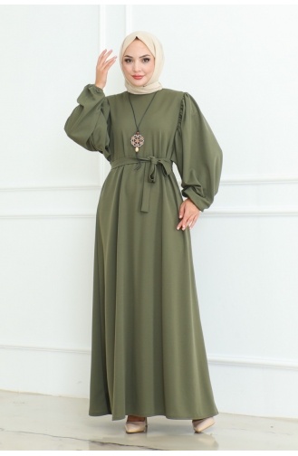 Liva Robe Hijab 2087-07 Khaki 2087-07