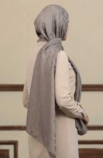 Jacquard Shawl 90171-05 Dark Mink 90171-05