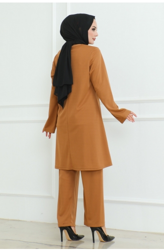 Ensemble Deux Pièces Oversize 0093-03 Tan 0093-03