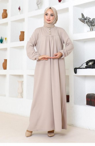 2085Mg Robe Hijab Sports Dress Mink 17149