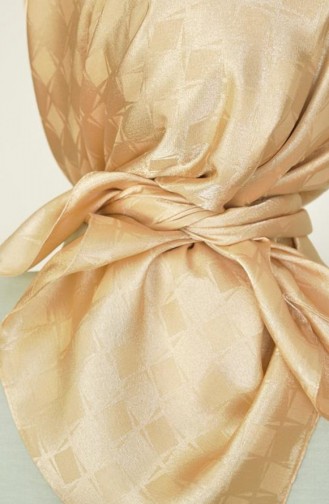 Platinum Checkerboard Pattern Scarf Gold Platinum00 039 00_039