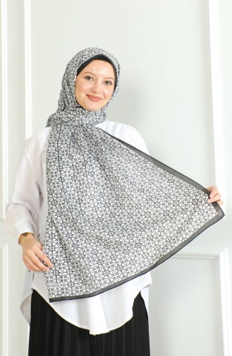 Karaca Châle Doux 81062-06 Noir Blanc 81062-06