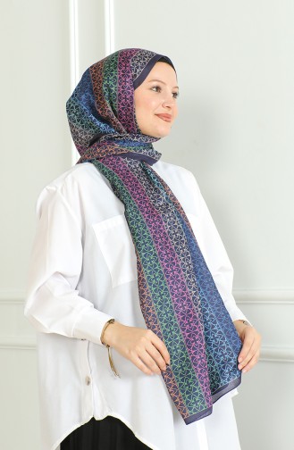 Karaca Soft Shawl 81062-09 Navy Blue 81062-09