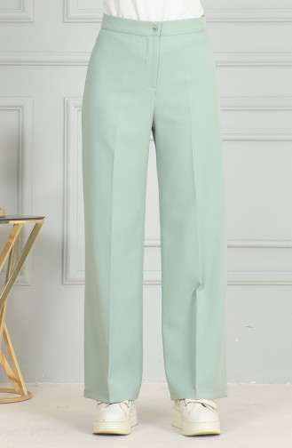 Wide Leg Trousers 1149-08 Aqua Green 1149-08