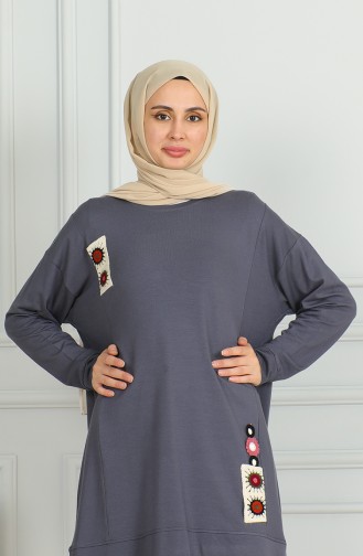 Casual Snit Araboy-tuniek 9123-02 Gerookt 9123-02